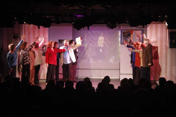 Act I Finale: APPLAUSE, with the panelists and performers